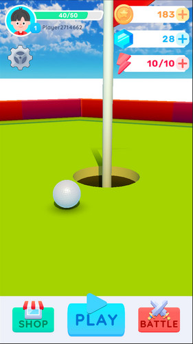 Mini Golf Battle Challenge 3D Screenshot1