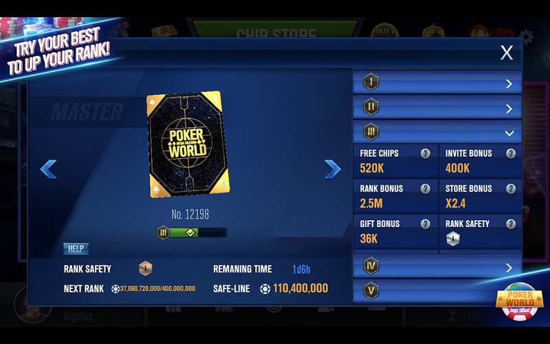 Poker World Mega Billions Screenshot10