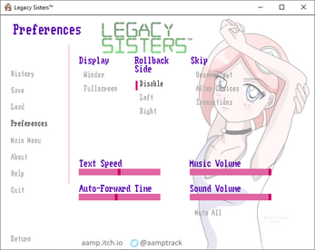 Legacy Sisters Demo Screenshot1