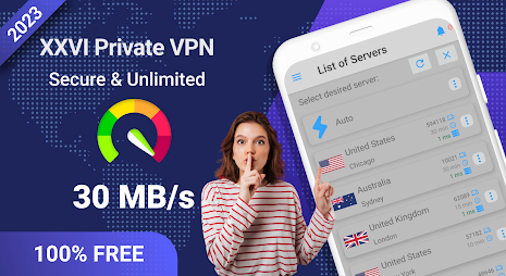 XXVI Private VPN - Fast Proxy Screenshot1