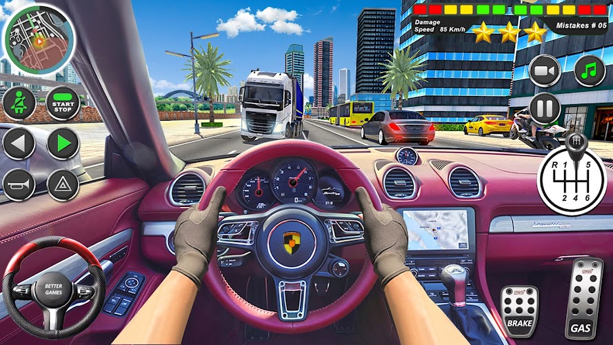 City Driving School Car Games Screenshot3