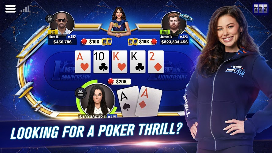 WSOP Poker: Texas Holdem Game Screenshot1