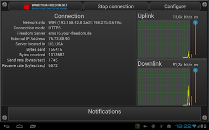 Your Freedom VPN Client Screenshot7