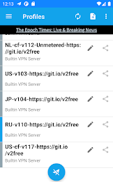 V2ray VPN-unmetered fast VPN Screenshot1