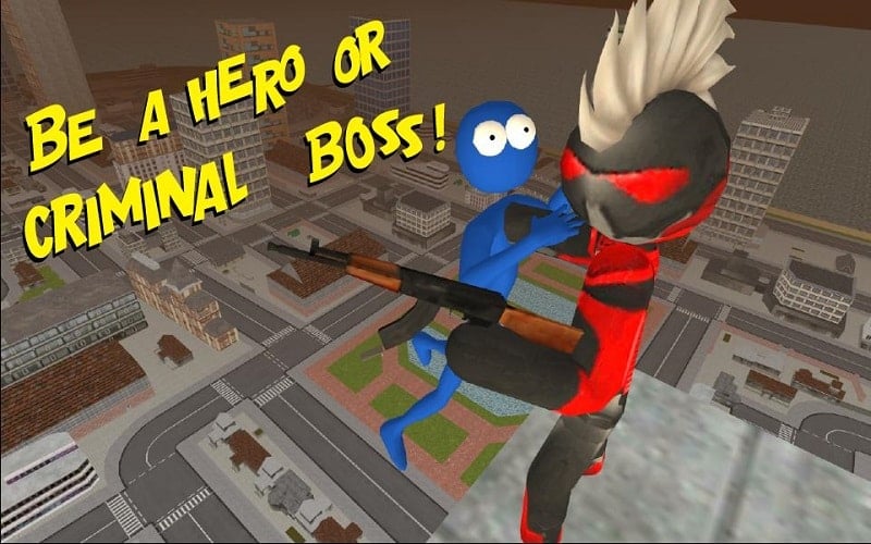 Stickman Rope Hero Screenshot3