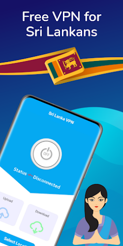 Sri Lanka VPN - Fast Unlimited Screenshot1