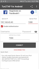 Tun2TAP Socks/HTTP to VPN Screenshot5