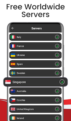 Singapore VPN - Unlimited Fast Screenshot3