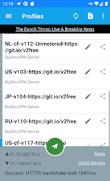 V2ray VPN-unmetered fast VPN Screenshot6