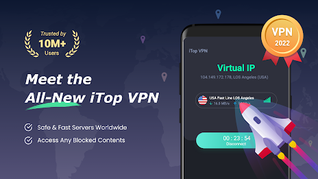 iTop VPN: Proxy & Game Booster Screenshot1