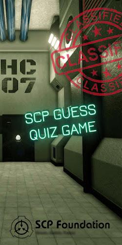 scp quiz game Screenshot1