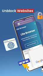 Lite: Secure VPN Browser Screenshot1