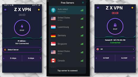 ZX VPN Secure VPN Proxy Screenshot5