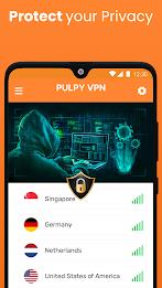 Pulpy VPN Unlimited VPN Proxy Screenshot4