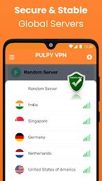 Pulpy VPN Unlimited VPN Proxy Screenshot3