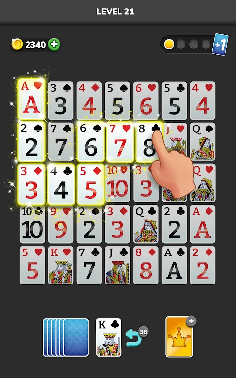 Solitaire 3D - Tripeaks Puzzle Screenshot3