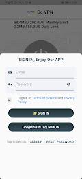 Go VPN - Google One-Key SignIn Screenshot1