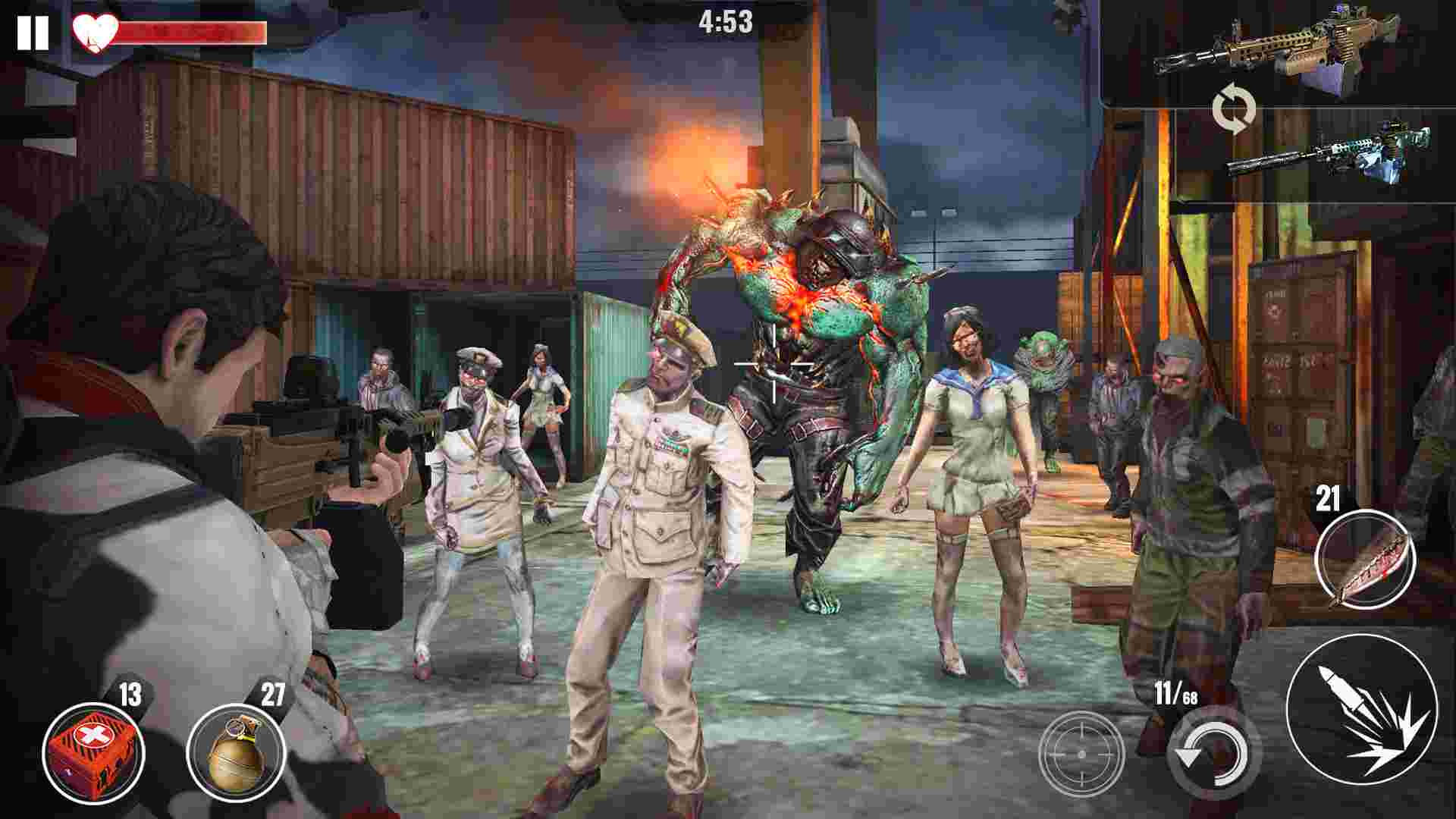 ZOMBIE HUNTER: Game Offline Screenshot1