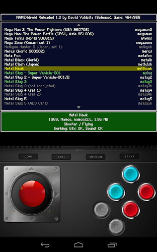 MAME4droid  (0.139u1) Screenshot2