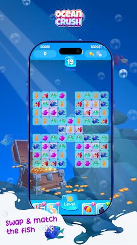 Ocean Crush Game - Match 3 Screenshot9