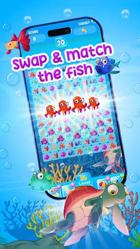 Ocean Crush Game - Match 3 Screenshot7