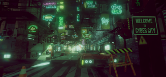 VR Cyberpunk City Screenshot3