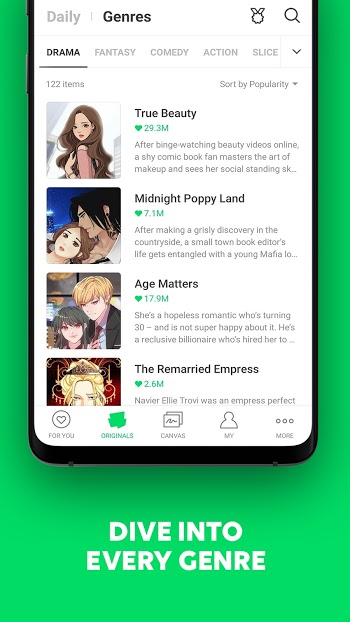 Webtoon Mod Screenshot2