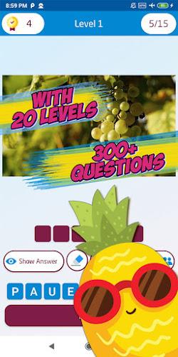 Guess the fruit name game Screenshot3