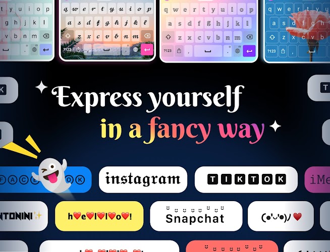 Fonts Keyboard Themes & Emoji Screenshot1