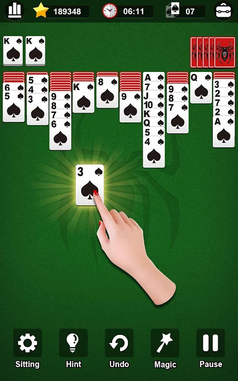 Nhện Solitaire Screenshot1