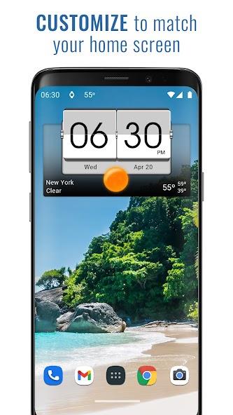 3D Flip Clock & Weather Mod Screenshot2