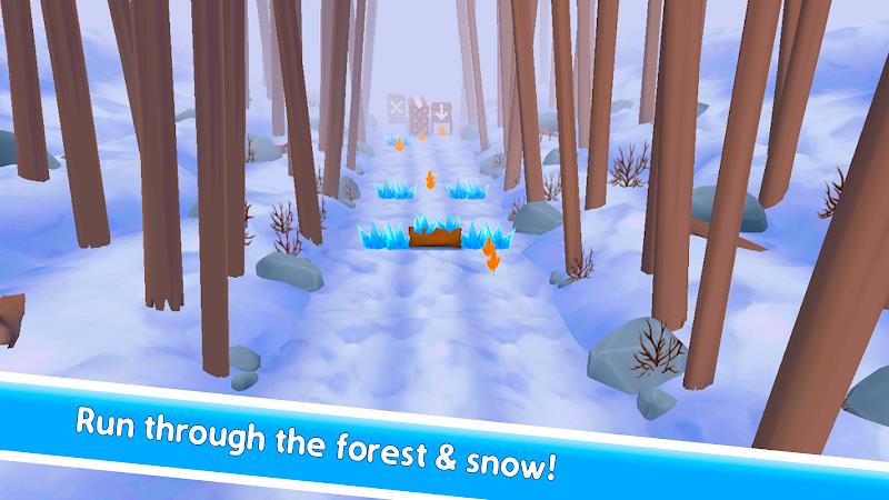 Snowman Rush: Frozen run Screenshot13