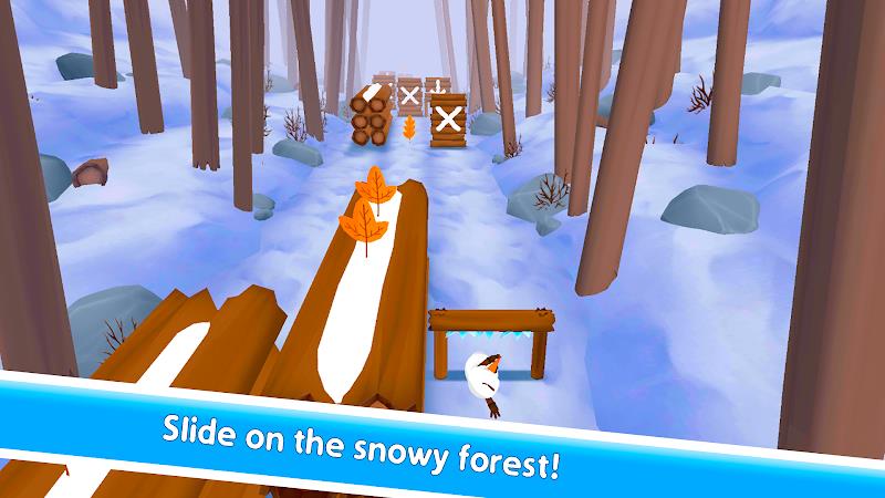 Snowman Rush: Frozen run Screenshot10