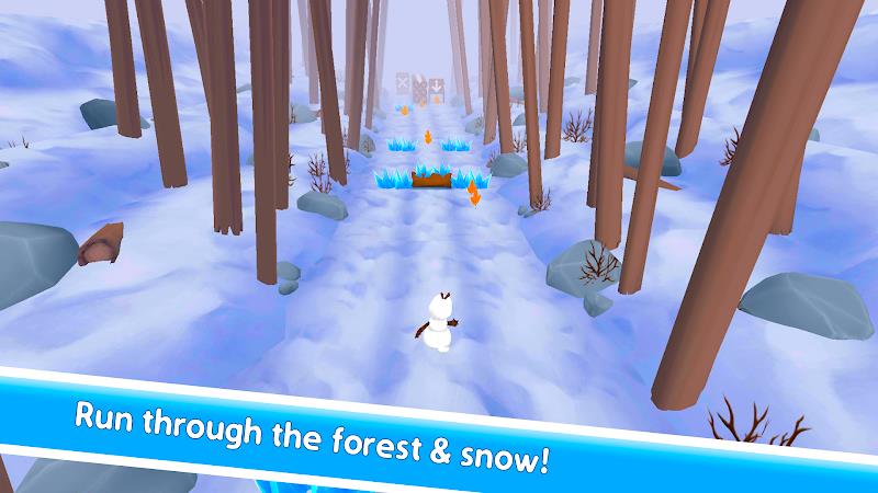 Snowman Rush: Frozen run Screenshot8