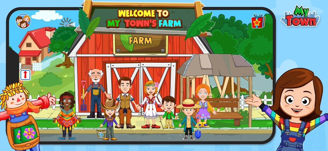 My Town Farm Animal game Screenshot1