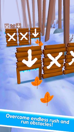 Snowman Rush: Frozen run Screenshot5