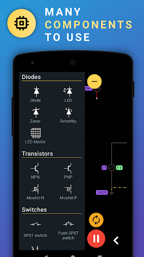 PROTO - circuit simulator Screenshot4