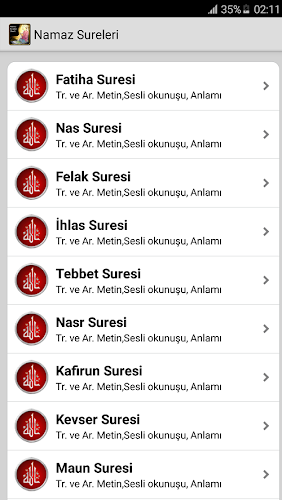 Namaz Sureleri ve Dualar Screenshot18