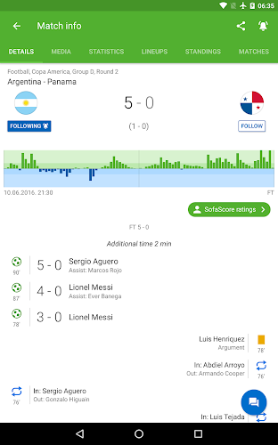 Sofascore - tỉ số trực tiếp Screenshot9