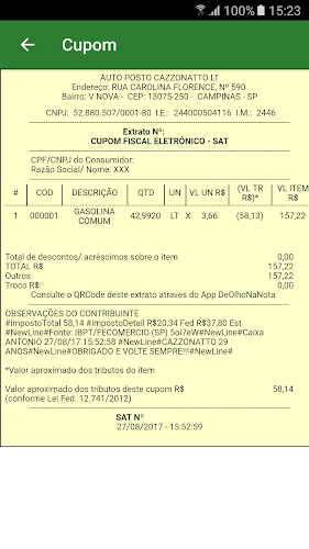 Dinheiro na Nota (Cashback) Screenshot1