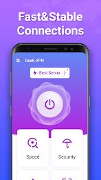 Geek VPN: Fast & Stable Proxy Screenshot1