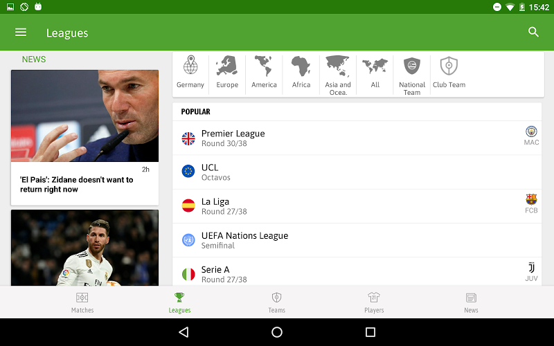 BeSoccer - Soccer Live Score Screenshot9