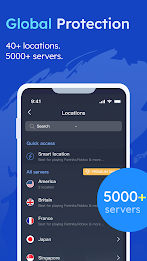 Sonics VPN - Fast VPN proxy Screenshot4