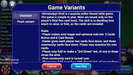 Mississippi Stud Poker Screenshot10