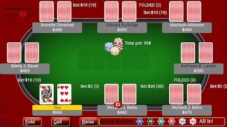 Texas Holdem Poker - Offline C Screenshot5