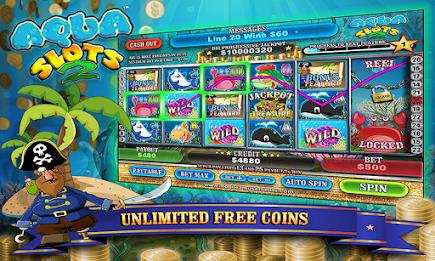 Aqua Slots 2 Treasure Island Screenshot1