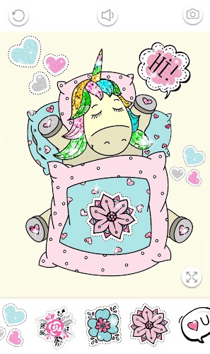 Unicorn Coloring Book Glitter Screenshot5