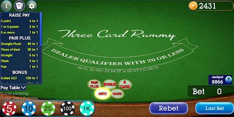 Vegas Three Card Rummy Screenshot9