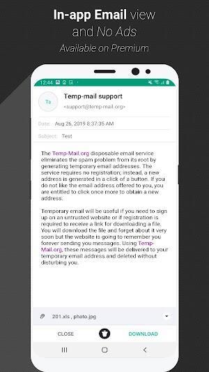 Temp Mail Mod Screenshot4