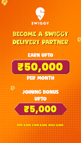 Swiggy Delivery Partner App Screenshot1